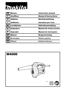 Handleiding Makita M4000 Bladblazer