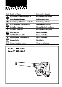 Bruksanvisning Makita UB120D Løvblåser