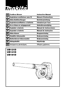 Brugsanvisning Makita UB121D Løvblæser