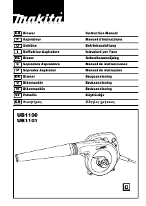 Bruksanvisning Makita UB1100 Lövblåsare