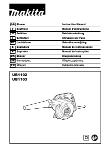 Manual de uso Makita UB1102 Soplador de hojas