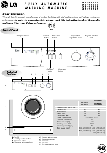 Handleiding LG WD-6004C Wasmachine