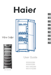 Handleiding Haier WS50GDBI Wijnklimaatkast