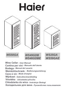 Handleiding Haier WS59GAE Wijnklimaatkast