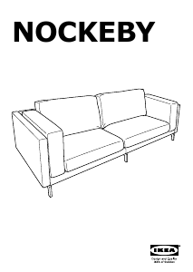 Hướng dẫn sử dụng IKEA NOCKEBY (251x97x82) Ghế sofa