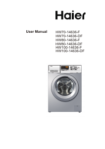 Manual Haier HW70-14636 Washing Machine