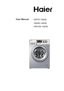 Handleiding Haier HW100-14636 Wasmachine