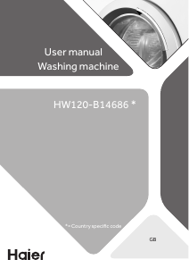 Manual Haier HW120-B14686 Washing Machine