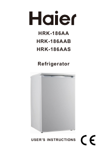 Manual Haier HRK-186AA Refrigerator