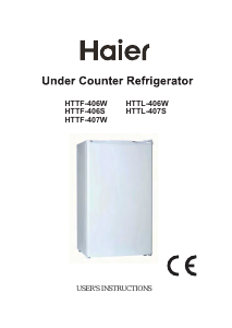 Manual Haier HTTF-406W Refrigerator