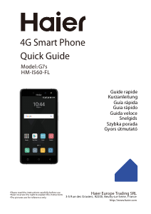 Instrukcja Haier G7s Ginger Telefon komórkowy