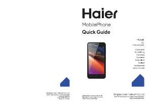 Manual Haier G21 Mobile Phone