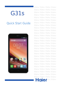 Bedienungsanleitung Haier G31S Handy