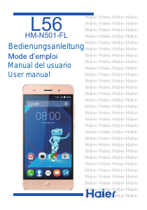 Manual de uso Haier L56 Teléfono móvil