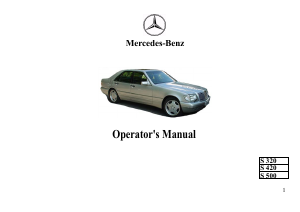 Handleiding Mercedes-Benz S 320 (1996)