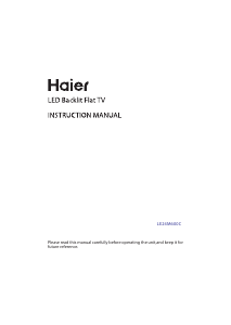 Manual de uso Haier LE24M600C Televisor de LED