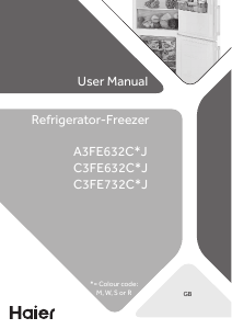 Manual Haier C3FE632CSJ Fridge-Freezer