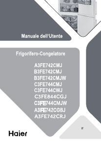 Manuale Haier C3FE844CGJ Frigorifero-congelatore