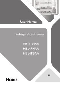 Manual Haier HB14FMAA Frigorífico combinado