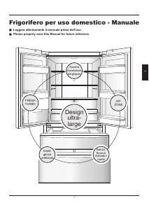 Manuale Haier HB25FSNAAA Frigorifero-congelatore