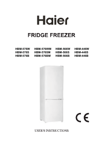 Mode d’emploi Haier HBM-446W Réfrigérateur combiné