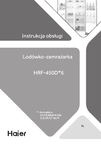Instrukcja Haier HRF-450DS6 Lodówko-zamrażarka