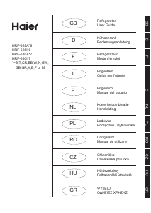 Mode d’emploi Haier HRF-630AM7 Réfrigérateur combiné