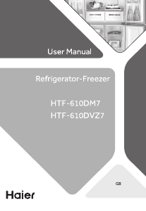 Manual Haier HTF-610DM7 Fridge-Freezer