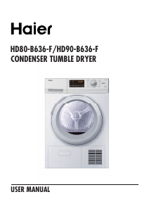 Handleiding Haier HD90-B636 Wasdroger