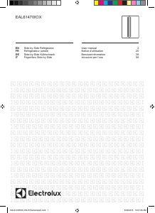 Handleiding Electrolux EAL6147WOX Koel-vries combinatie