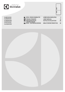 Mode d’emploi Electrolux EJ2802AOX2 Réfrigérateur combiné