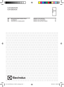 Mode d’emploi Electrolux EJF3350AOW Réfrigérateur combiné