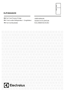 Mode d’emploi Electrolux EJF4842AOX Réfrigérateur combiné