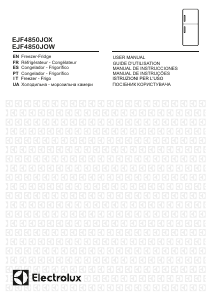 Manual de uso Electrolux EJF4850JOX Frigorífico combinado