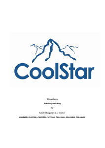 Bedienungsanleitung CoolStar CSKL2600i Klimagerät