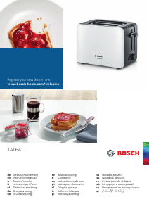 Manuál Bosch TAT6A001 Toustovač