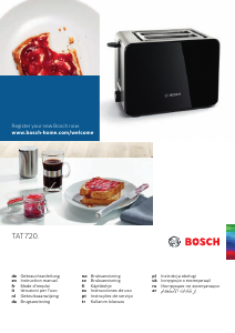 Kullanım kılavuzu Bosch TAT7203 Ekmek kızartma makinesi