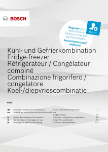 Mode d’emploi Bosch KAD92HB31 Réfrigérateur combiné