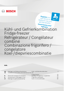 Manuale Bosch KAN92VI35 Frigorifero-congelatore