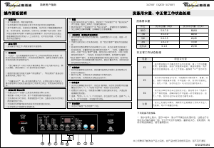 说明书 惠而浦XQB70-XA700V洗衣机