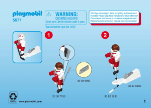 Mode d’emploi Playmobil set 5071 Sports But de hockey sur glace