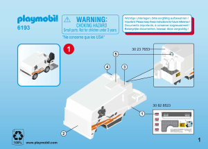 Manual Playmobil set 6193 Sports Ice resurfacer