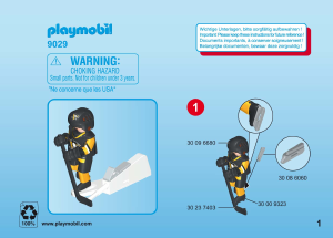 Manual de uso Playmobil set 9029 Sports NHL Pittsburgh Penguins Jugador
