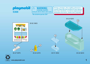 Manual Playmobil set 5368 Special Mother and child with changing table