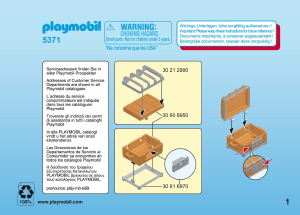 Bedienungsanleitung Playmobil set 5371 Special Wikinger mit Goldschatz