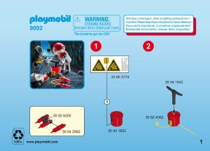 Handleiding Playmobil set 9092 Special Explosievenexpert