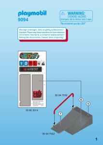 Handleiding Playmobil set 9094 Special Skater met skateramp