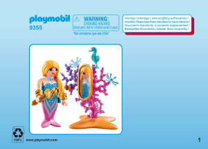 Manuale Playmobil set 9355 Special Sirena