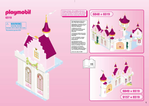 Manual Playmobil set 6519 Fairy Tales Castle extension B