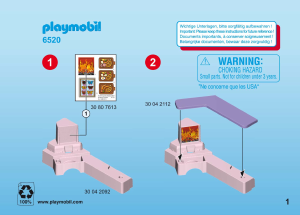 Instrukcja Playmobil set 6520 Fairy Tales Pokój z kominkiem